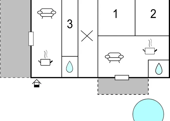 3 Bedroom Beach Front Home In Zdrelac Hébergement de vacances *